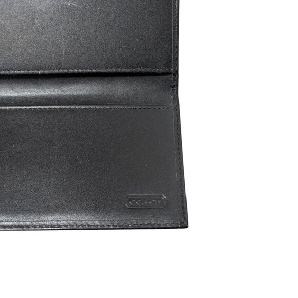 Signature Coach Vintage Wallet w/Checkbook Black - Picture 5 of 5